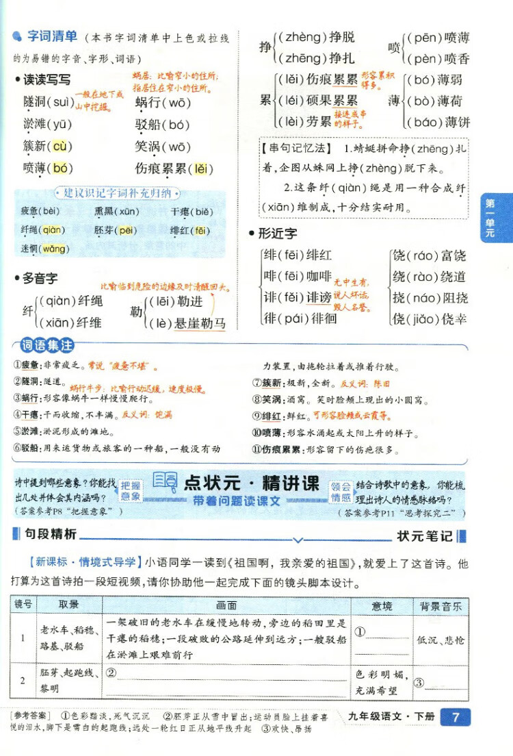 《2023春状元大课堂九年级下册人教版数学+物理+化学（套装共5册）》