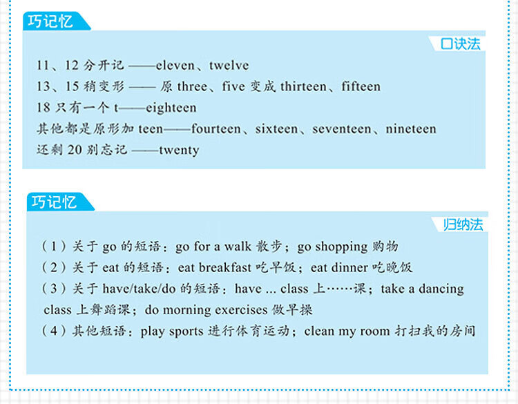 《小学英语必背词汇单词本 艾宾浩斯抗遗忘曲线记忆 背诵打卡计划本》