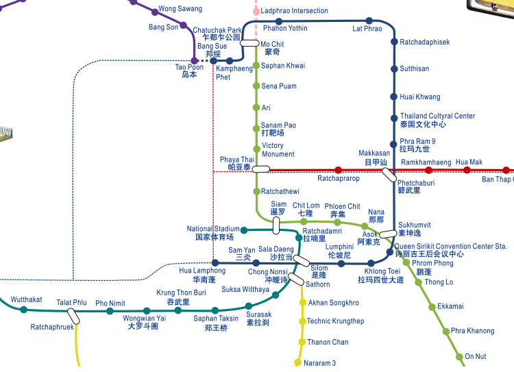 《出国游城市旅游地图·曼谷》