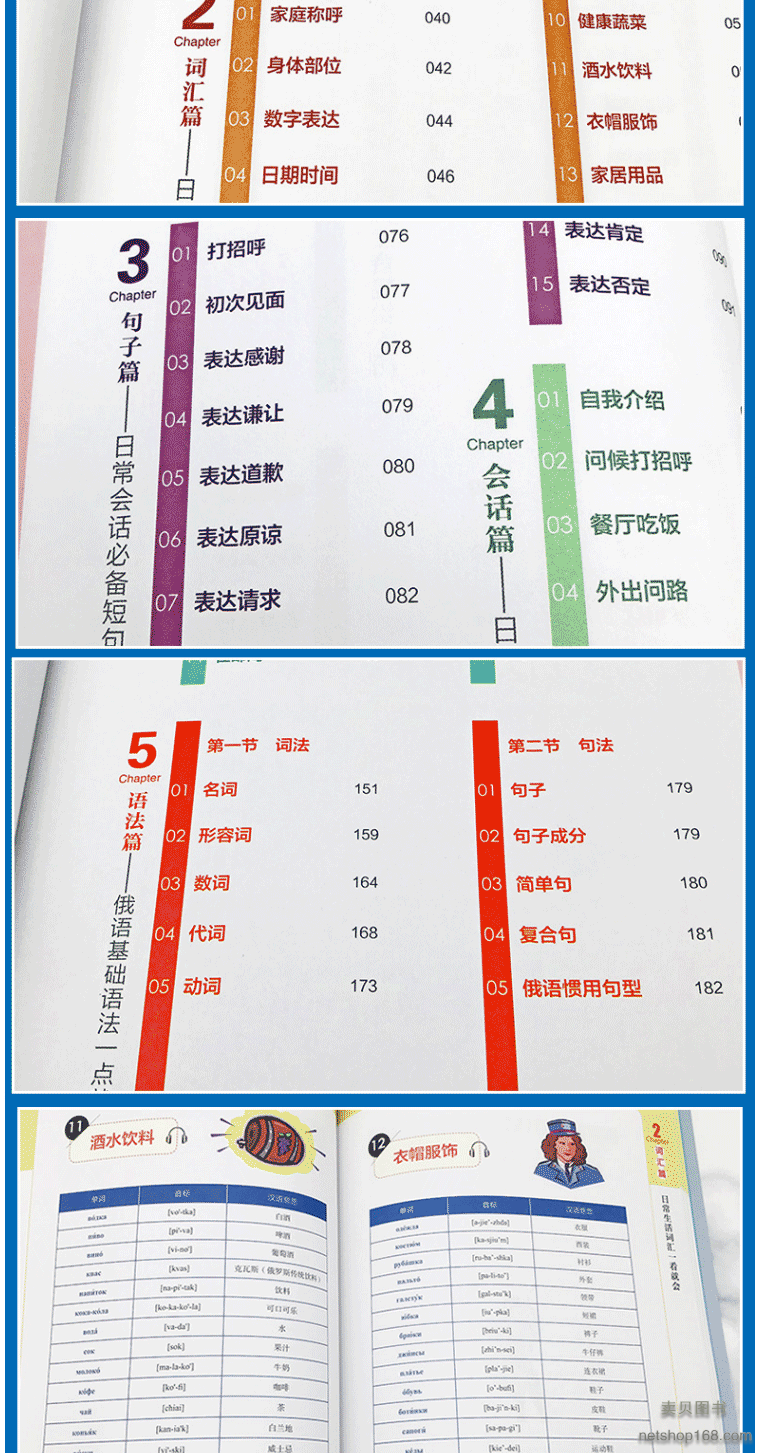 《正版零起点俄语多媒体课堂发音词汇句子会话一本就够附音频实用俄语入门自学教材初级新编俄语语法零基础俄语学习基础教程俄语书籍》